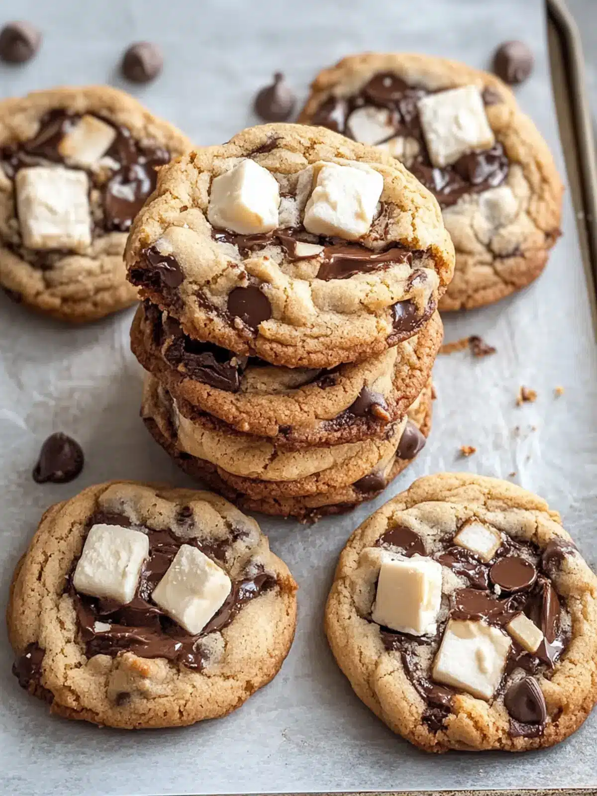 Smore’s Chocolate Chip Cookies