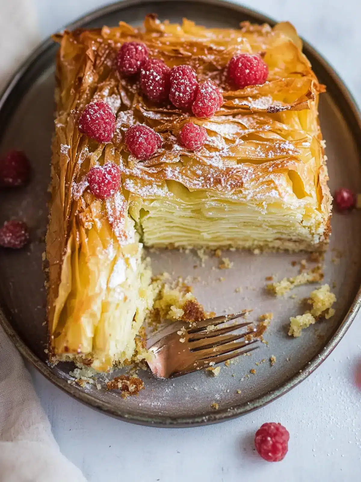 Phyllo Crinkle Cake