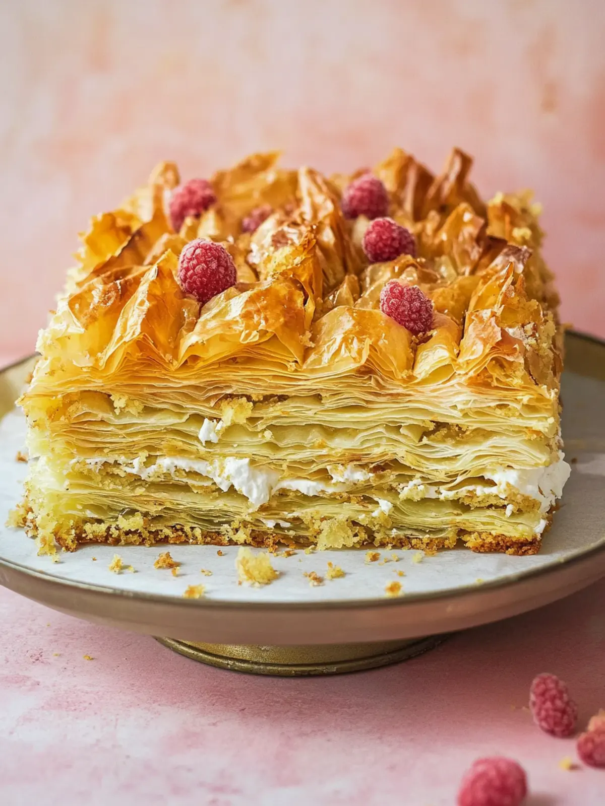 Phyllo Crinkle Cake