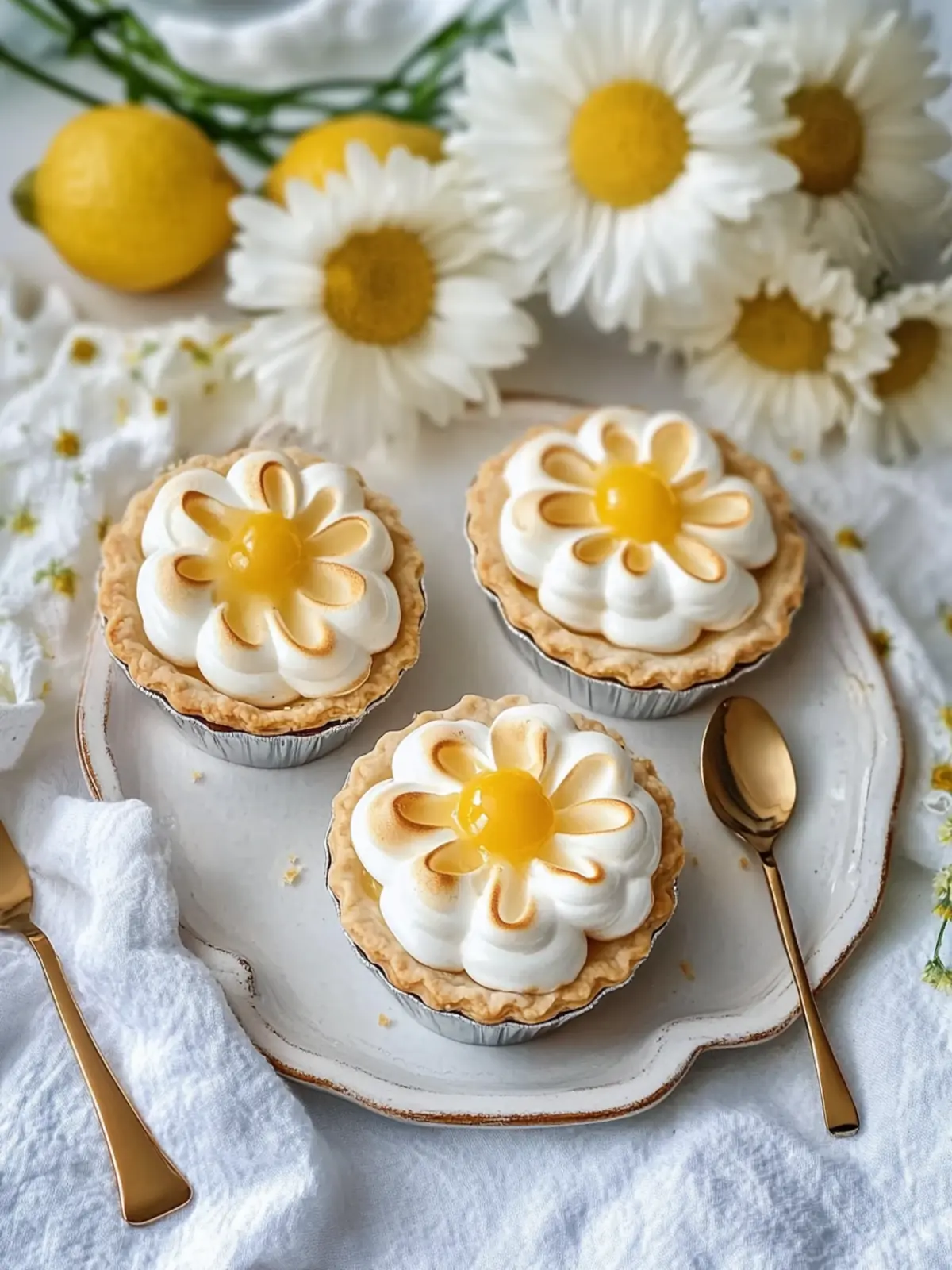 Daisy Lemon Meringue Pies