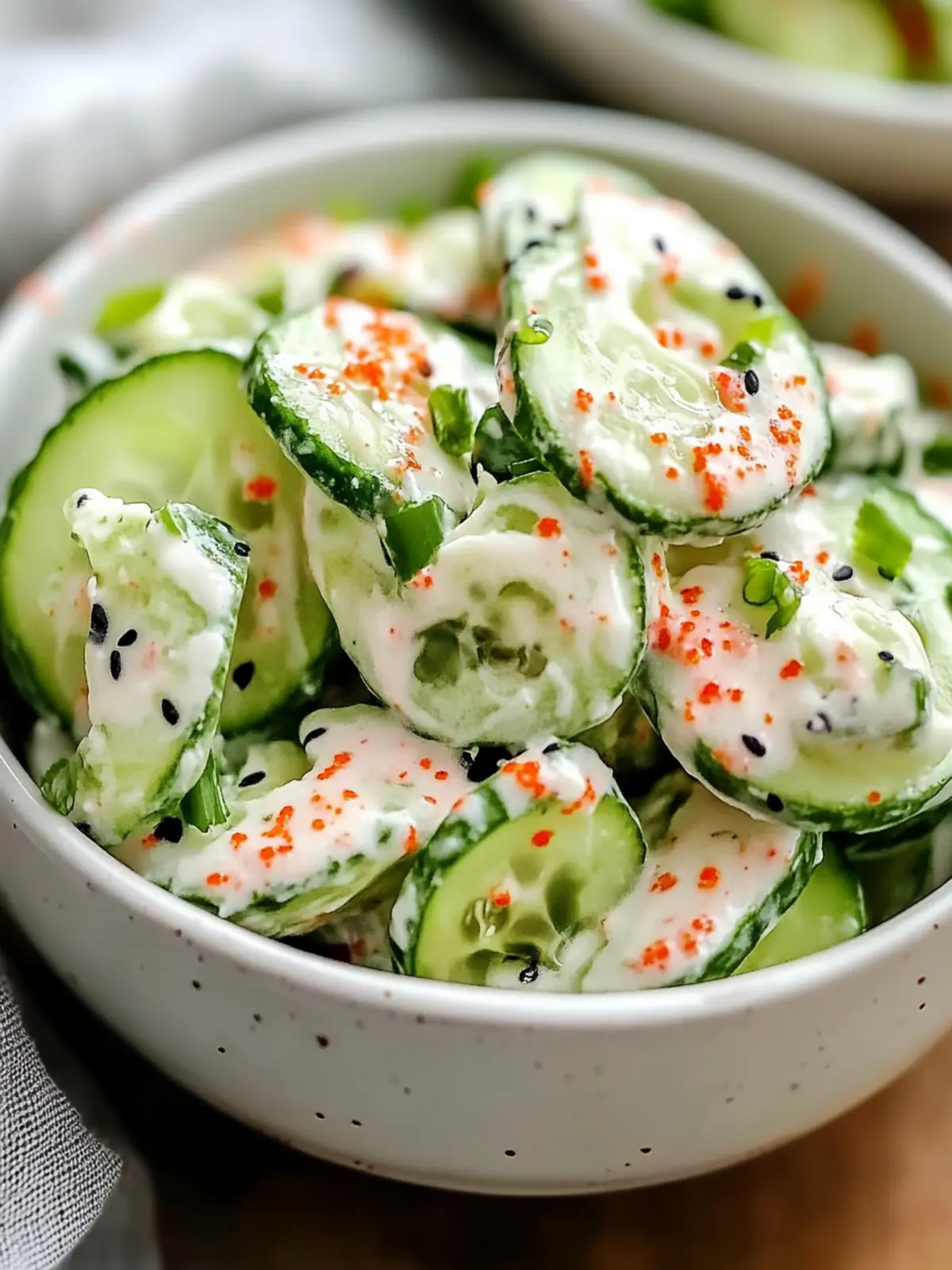 California Roll Cucumber Salad
