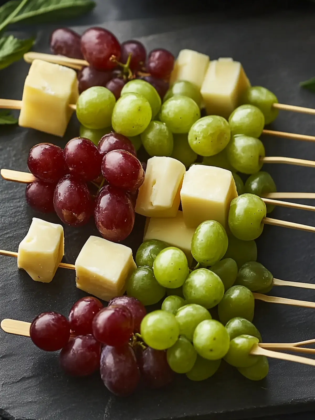 Grapes and Cheese Skewers