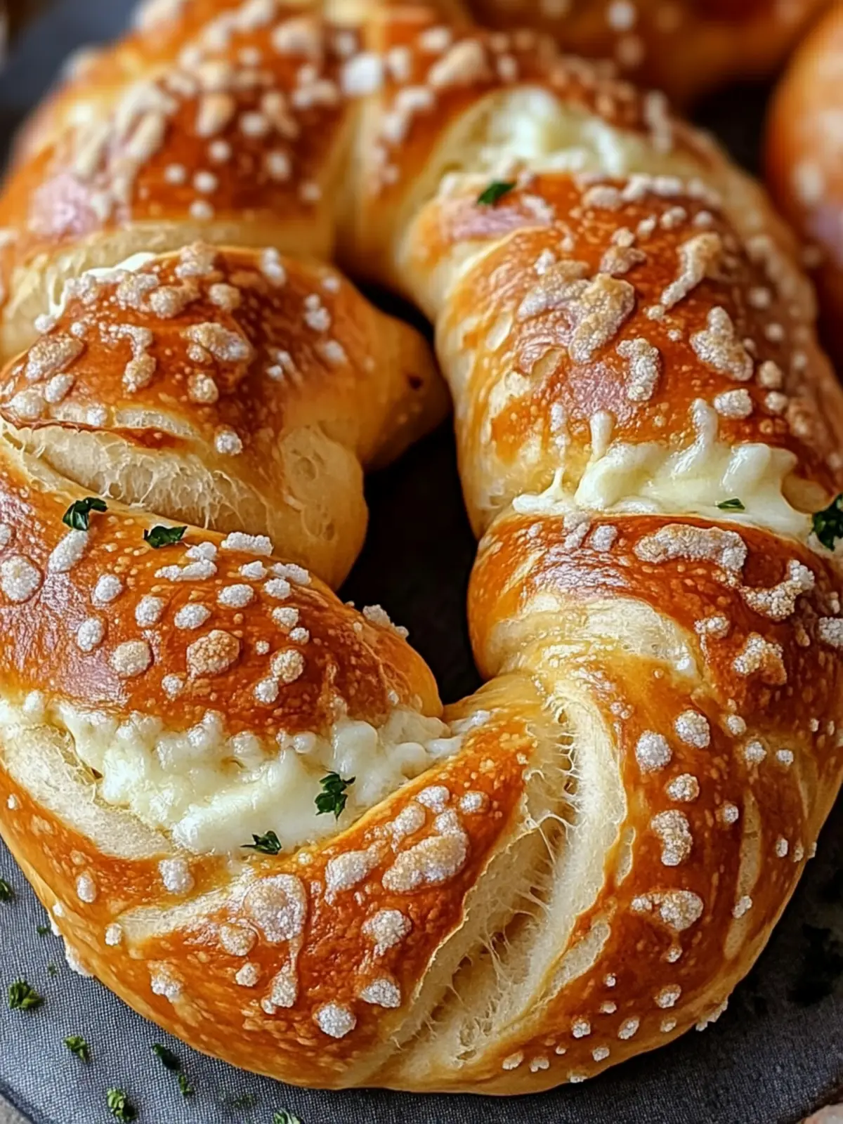 Cheese Stuffed Pretzel
