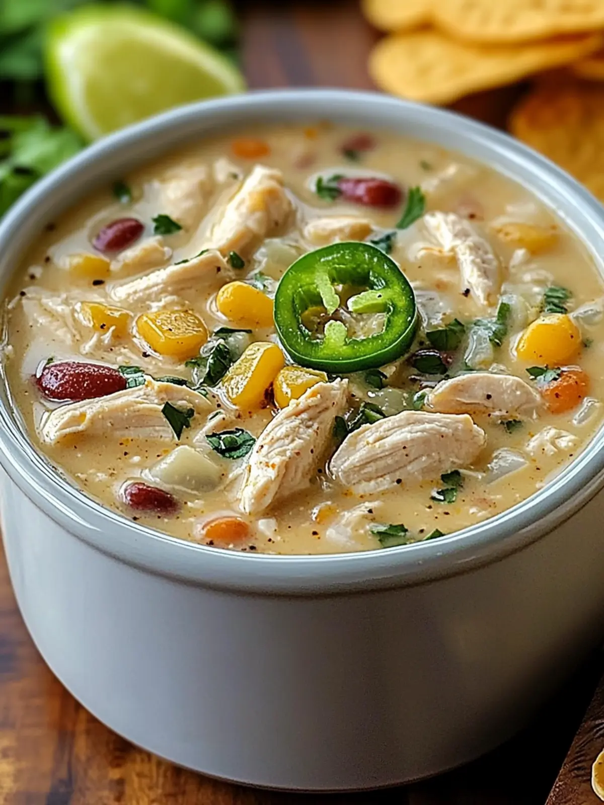 Cajun White Chicken Chili