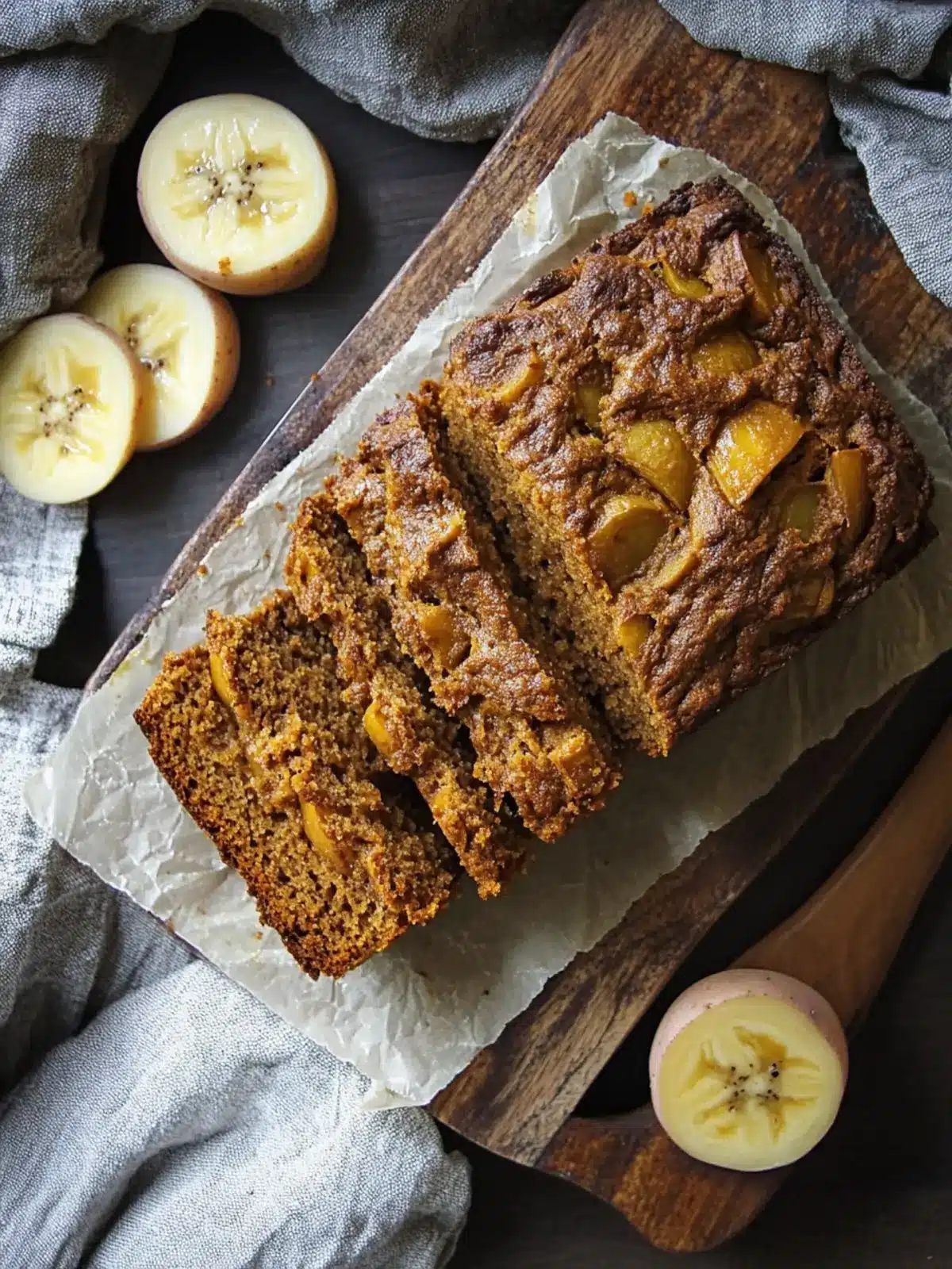 MAPLE SWEET POTATO BANANA BREAD