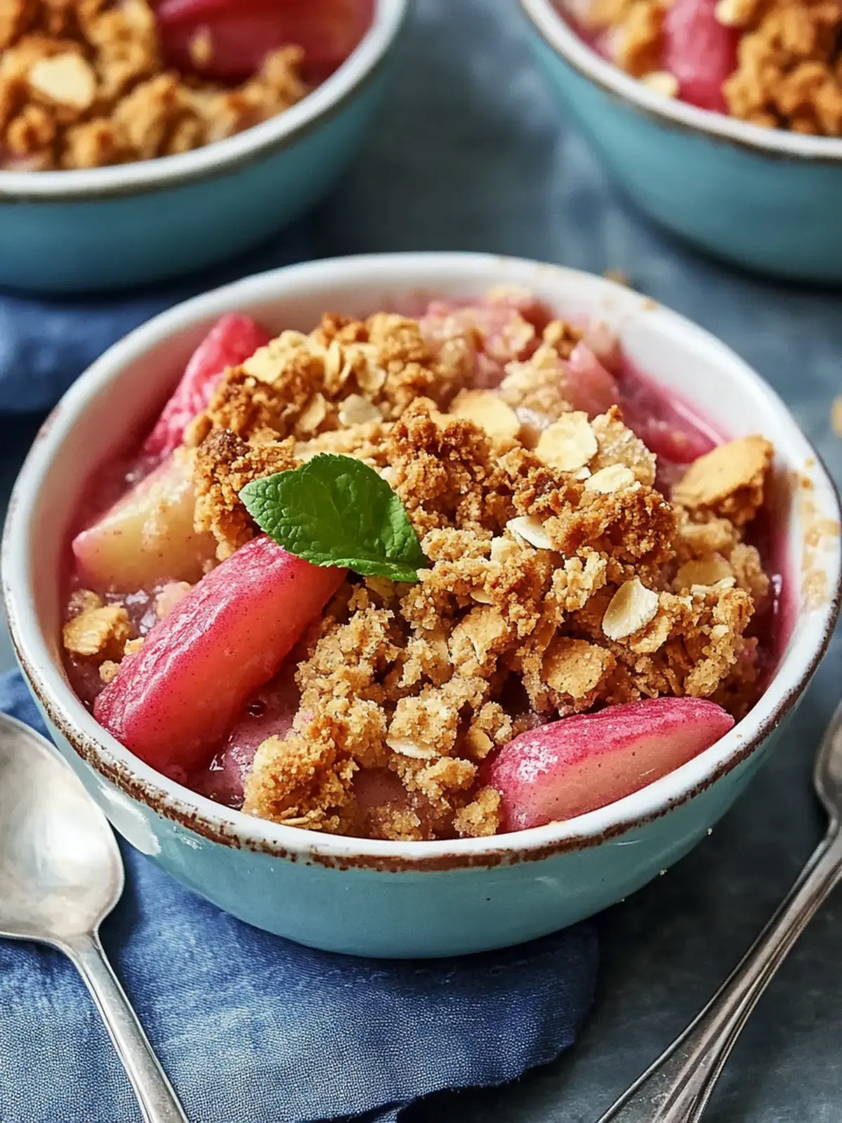 Gluten-Free Rhubarb Crisp
