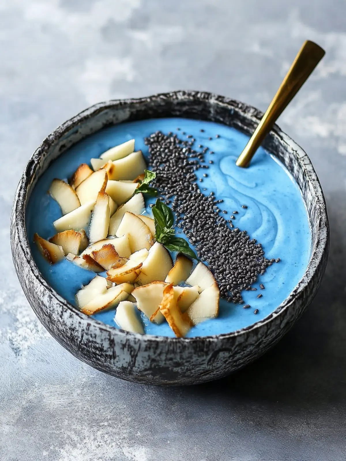 Blue Coconut Smoothie Bowl