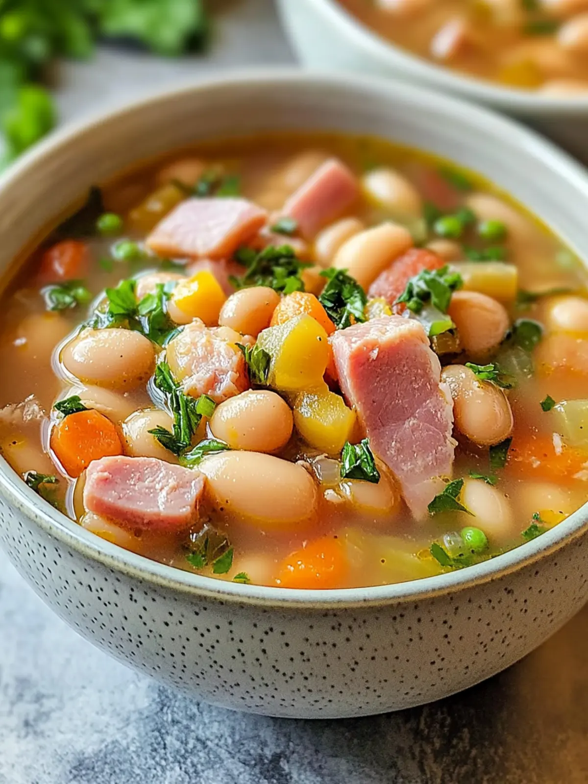 Hearty Ham and Bean Soup