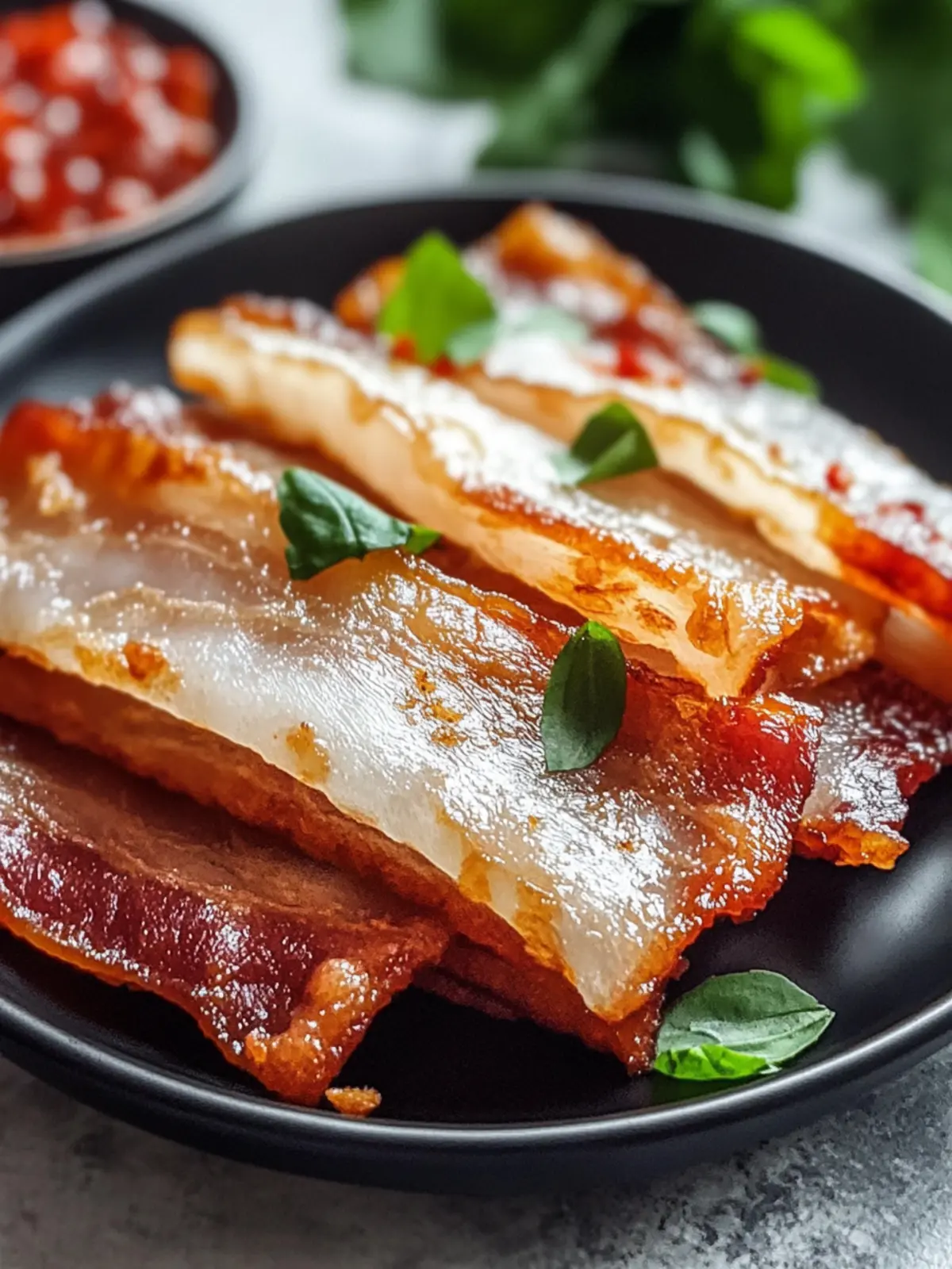 Vegan Rice Paper Bacon