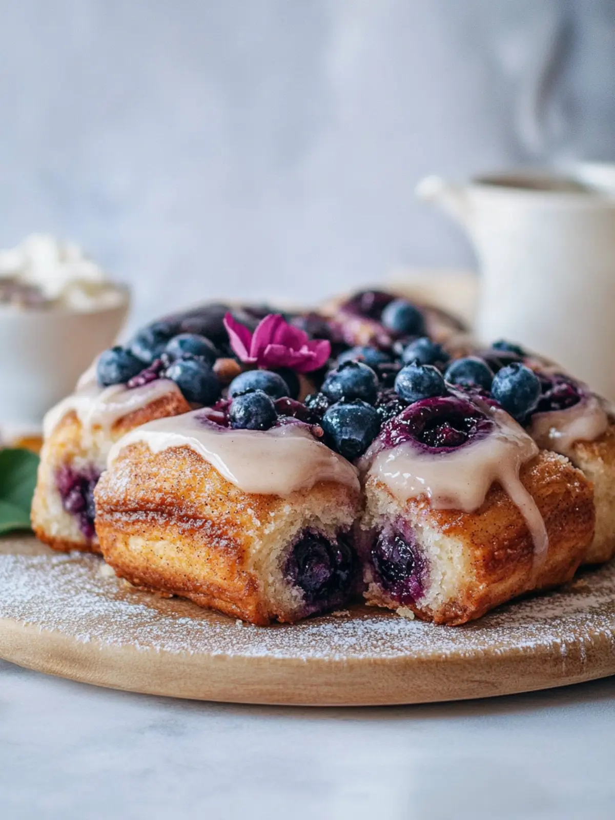 Blueberry Cinnamon Rolls