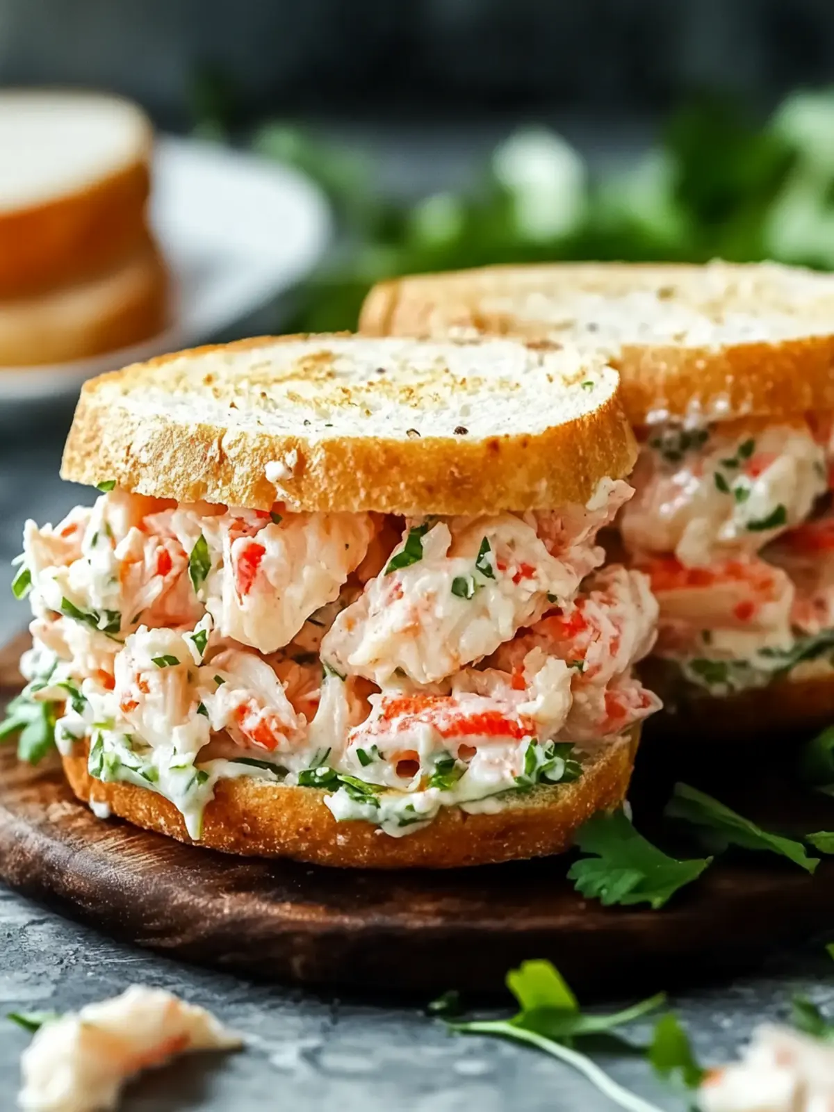 Crab Salad Sandwiches