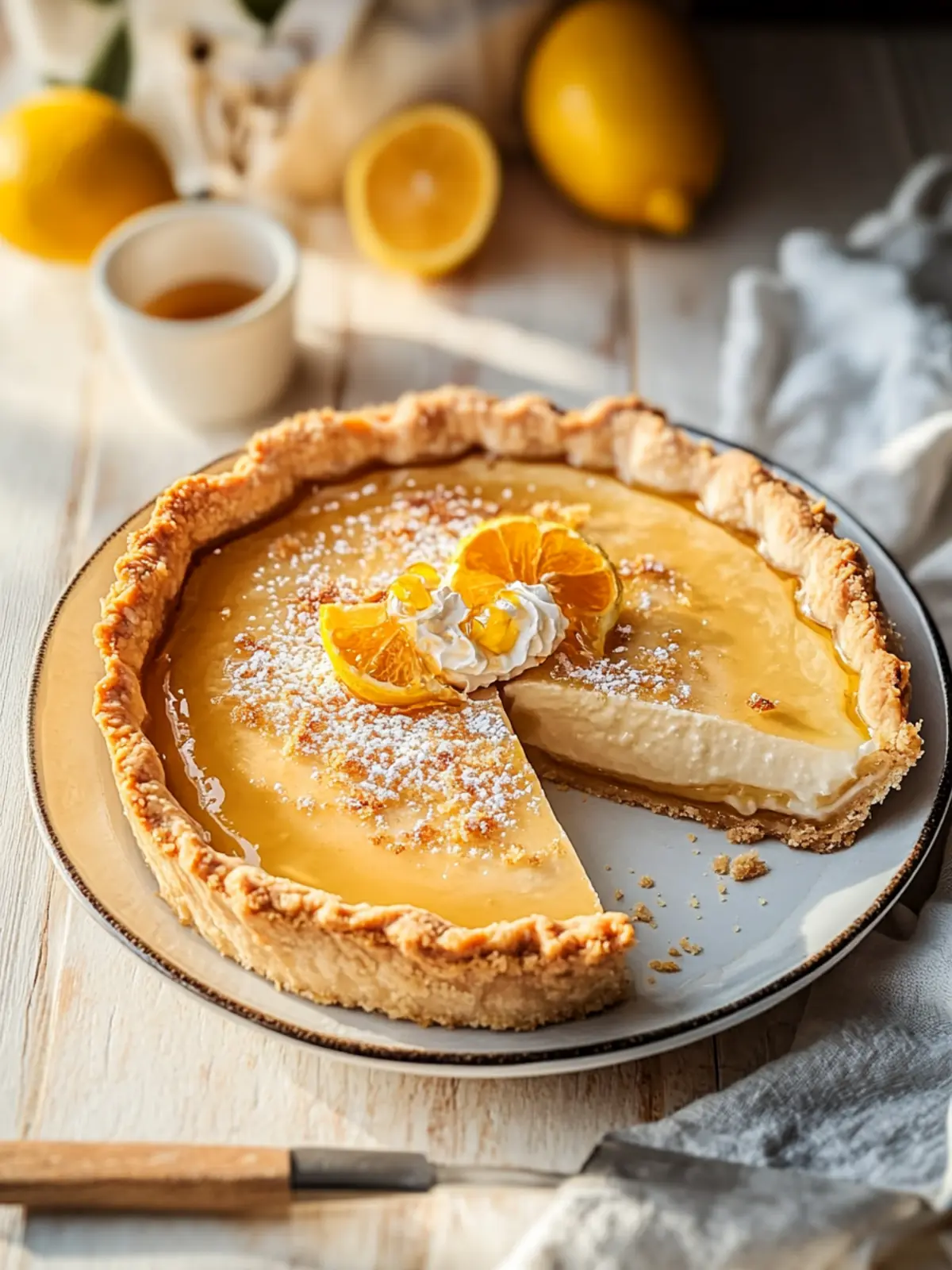 Golden Greek Honey Pie