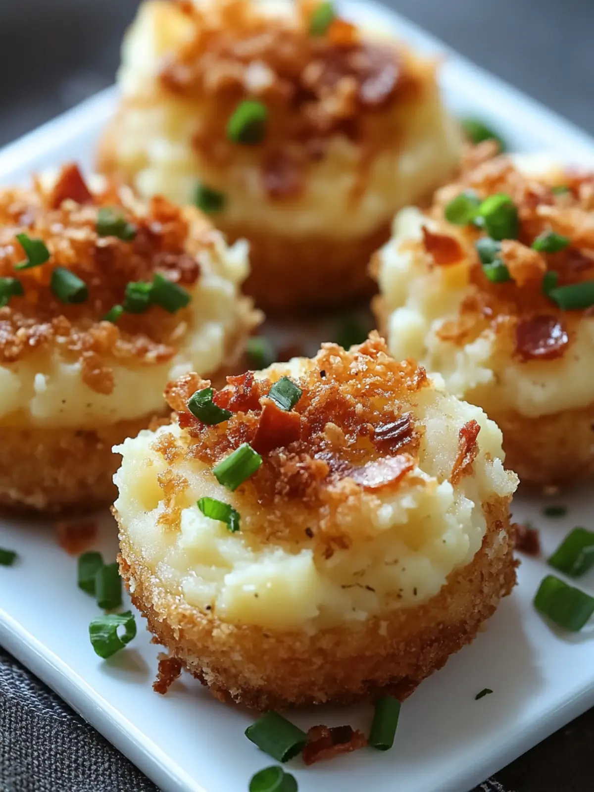 Loaded Mashed Potato Bites
