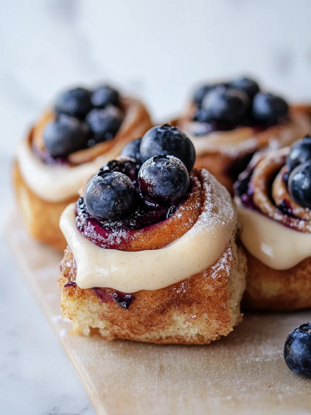 Blueberry Cinnamon Rolls