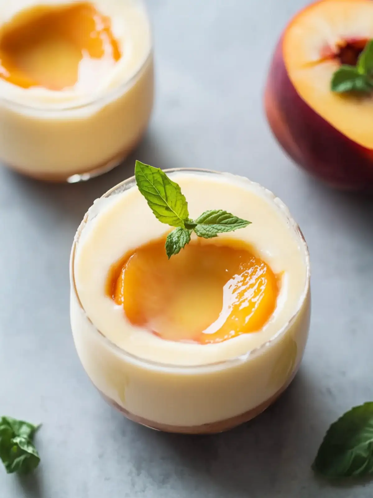 Peach Posset