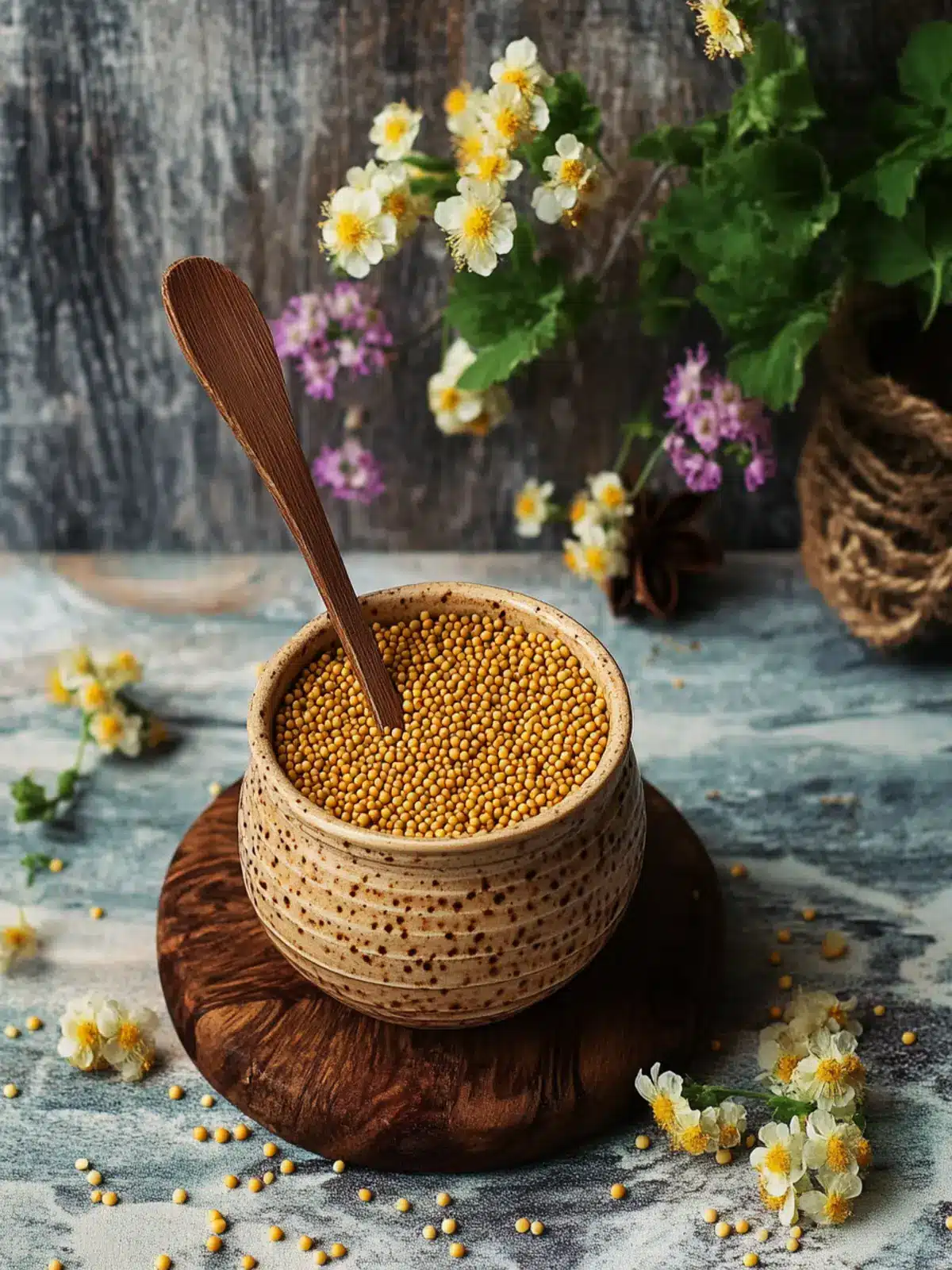 Pickled Mustard Seeds