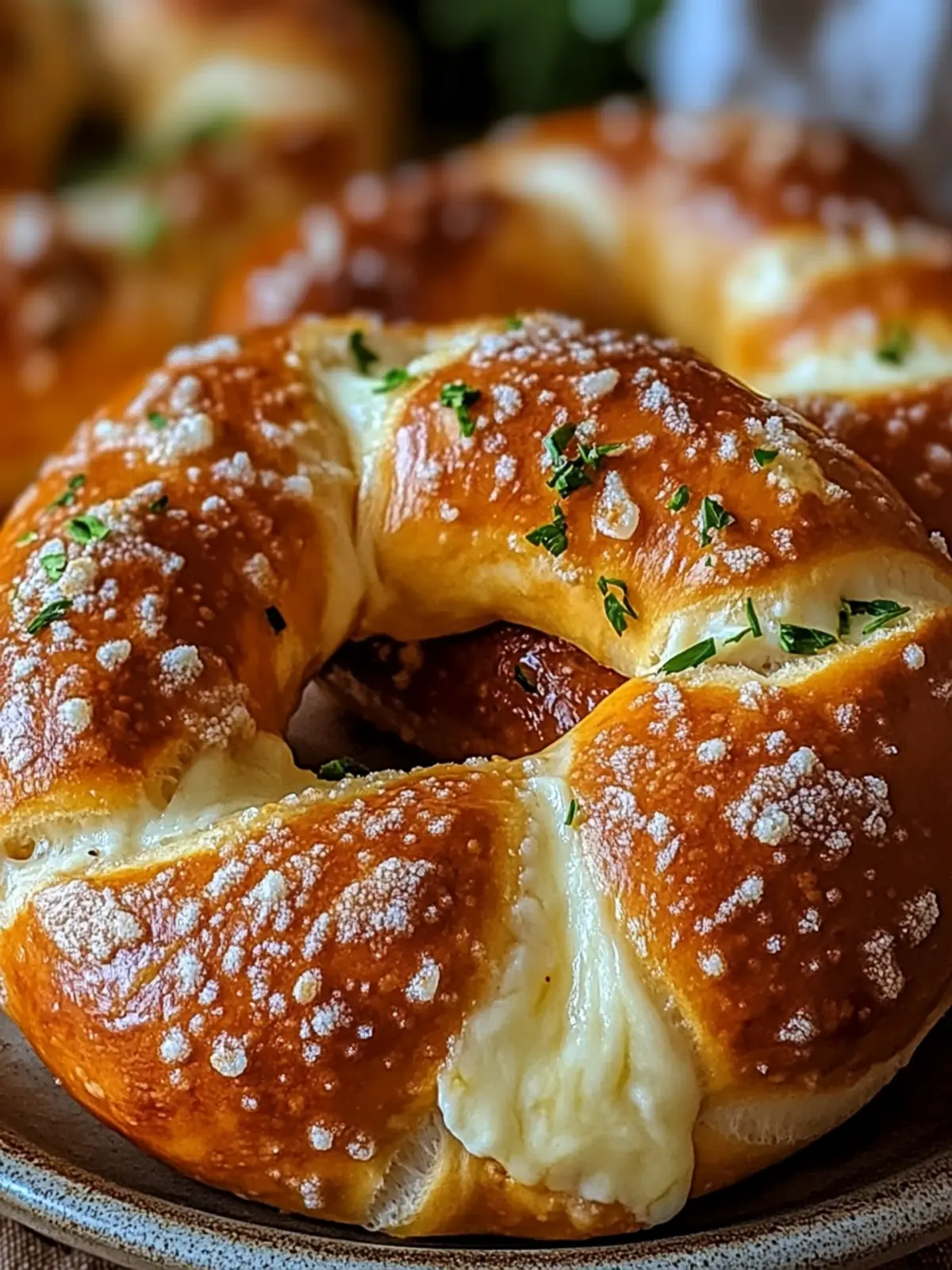 Cheese Stuffed Pretzel