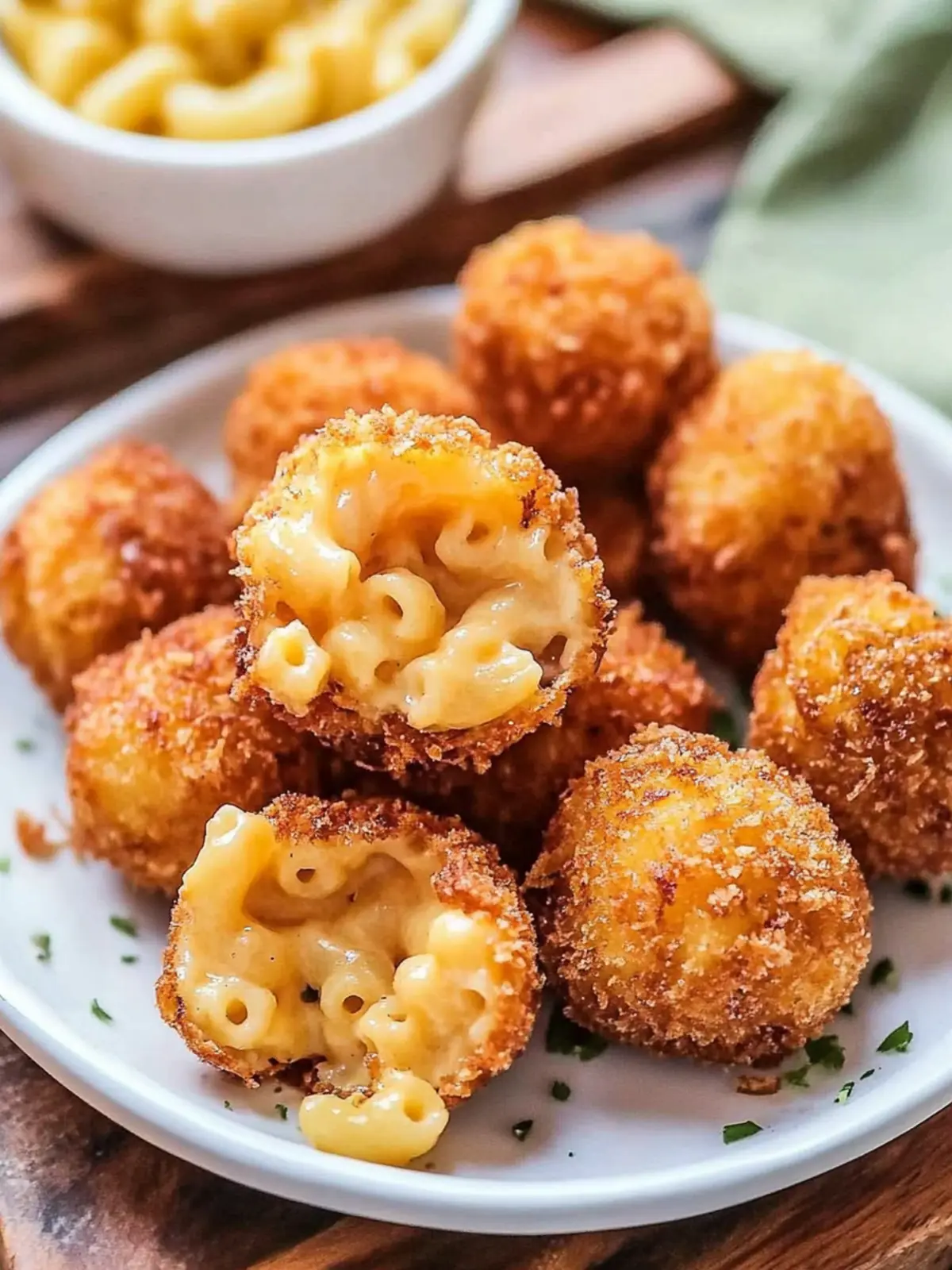Fried Mac and Cheese Bites