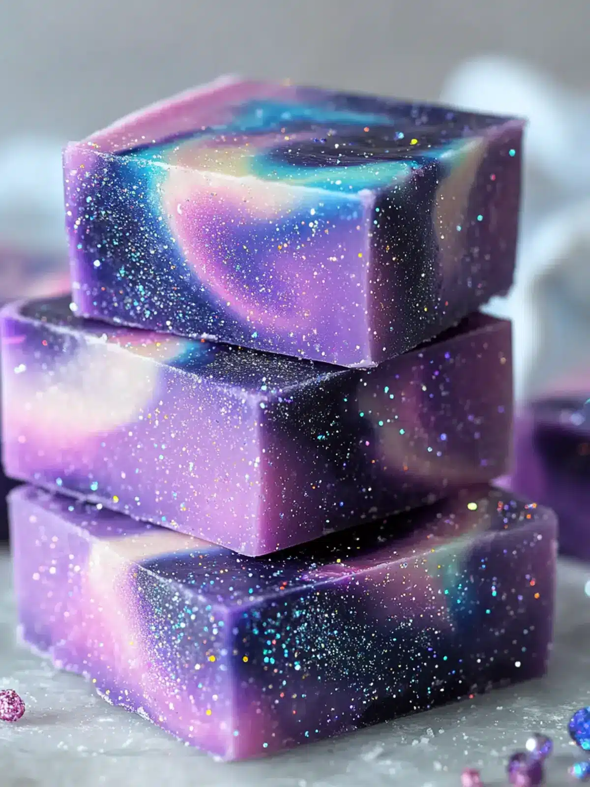 Sparkly Galaxy Fudge