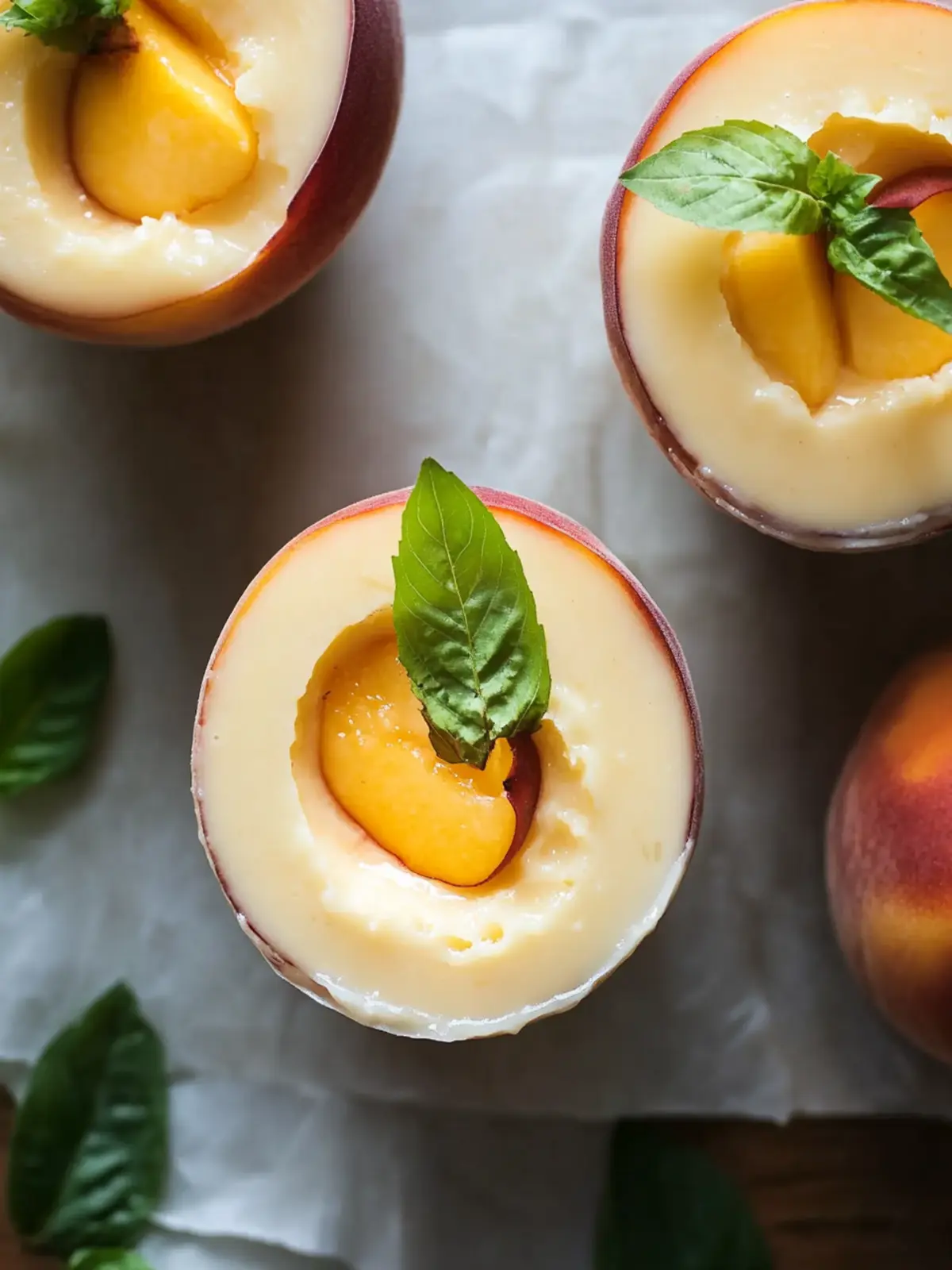 Peach Posset