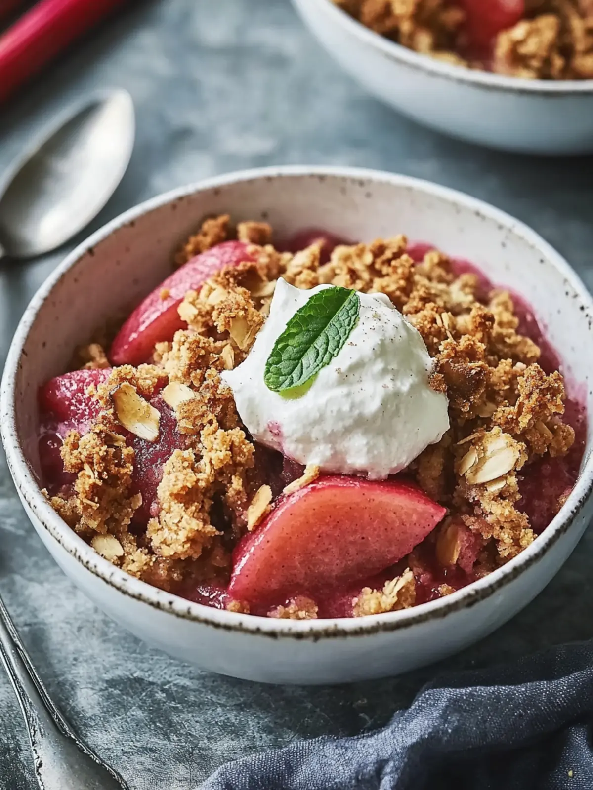 Gluten-Free Rhubarb Crisp