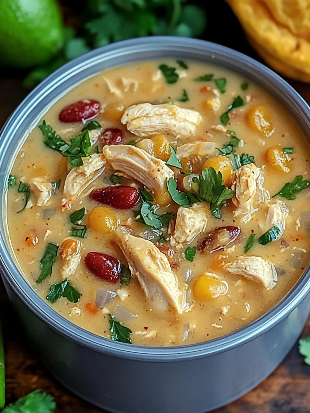 Cajun White Chicken Chili