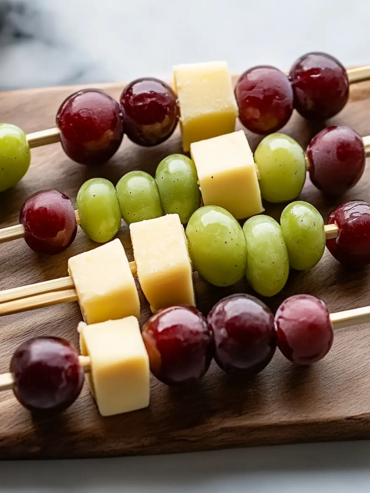 Grapes and Cheese Skewers