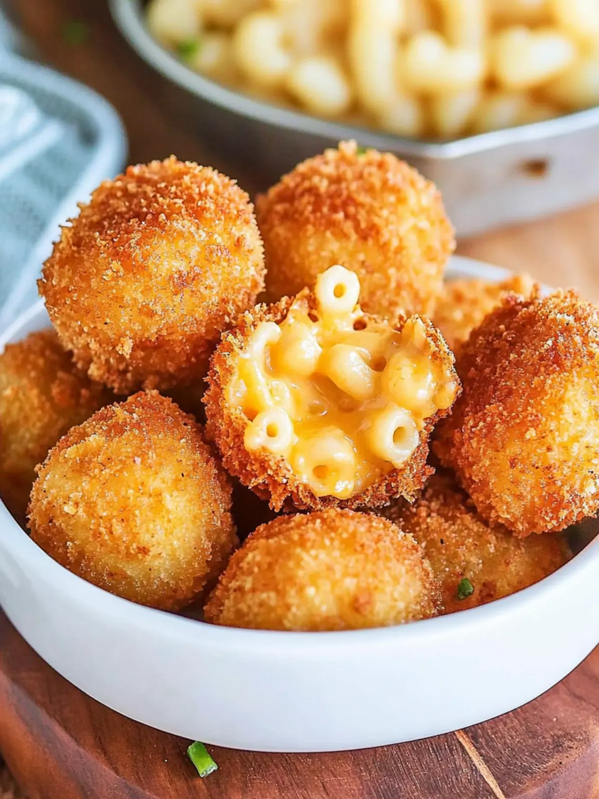Fried Mac and Cheese Bites