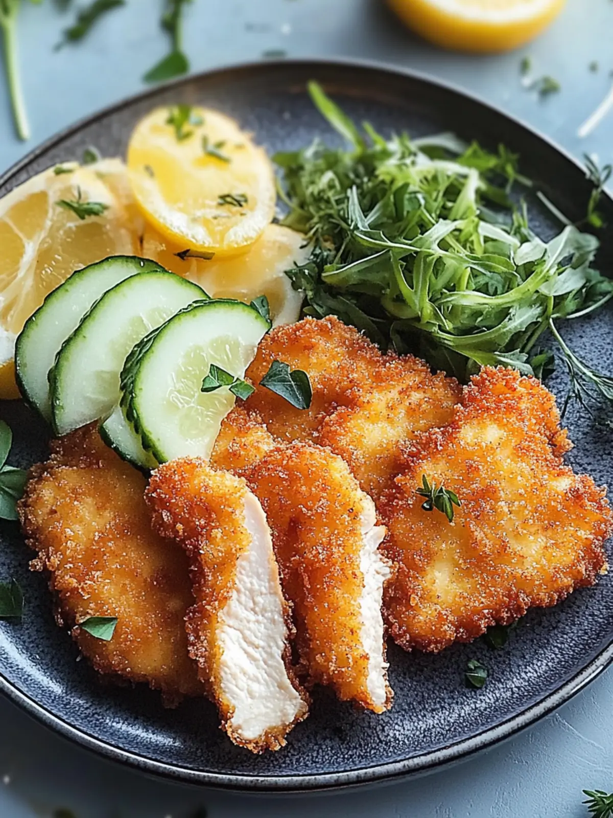 Crispy Chicken Schnitzel