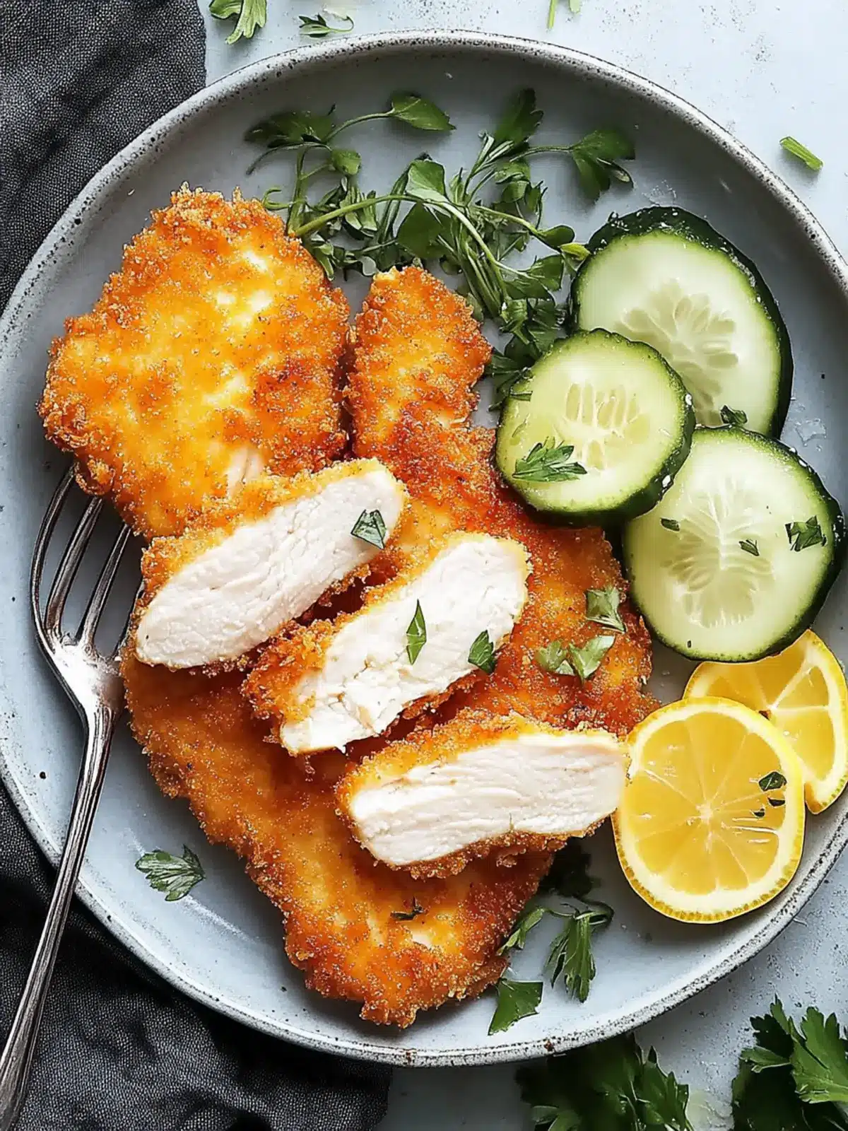 Crispy Chicken Schnitzel