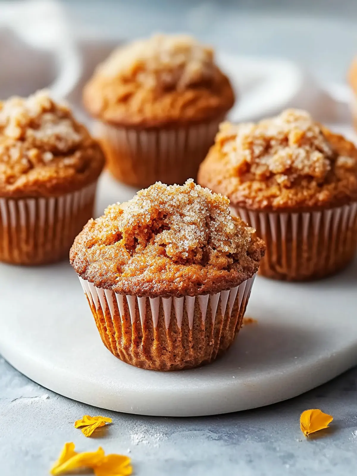 Moist Sugar Top Carrot Muffins