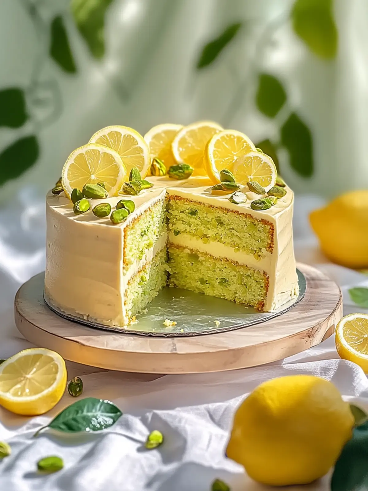 Lemon Pistachio Cake