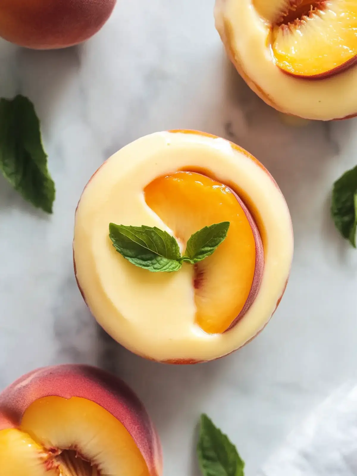 Peach Posset