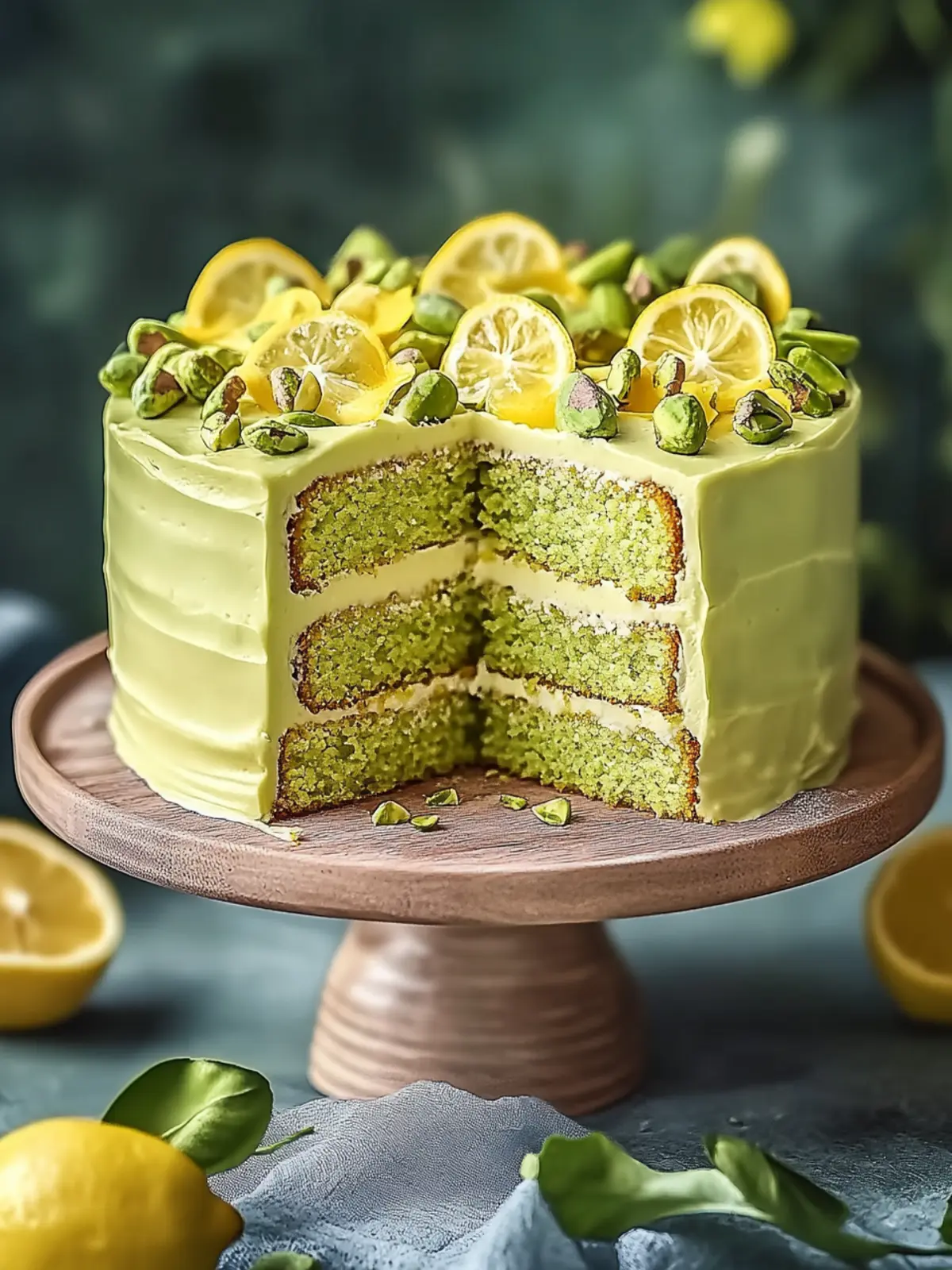 Lemon Pistachio Cake