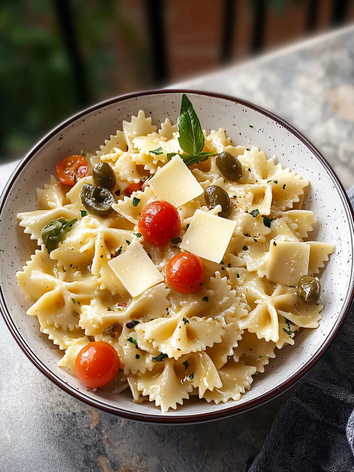 Dirty Martini Pasta Salad