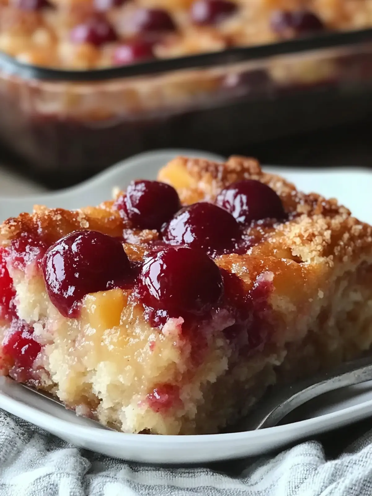 Cherry Pineapple Dump Cake