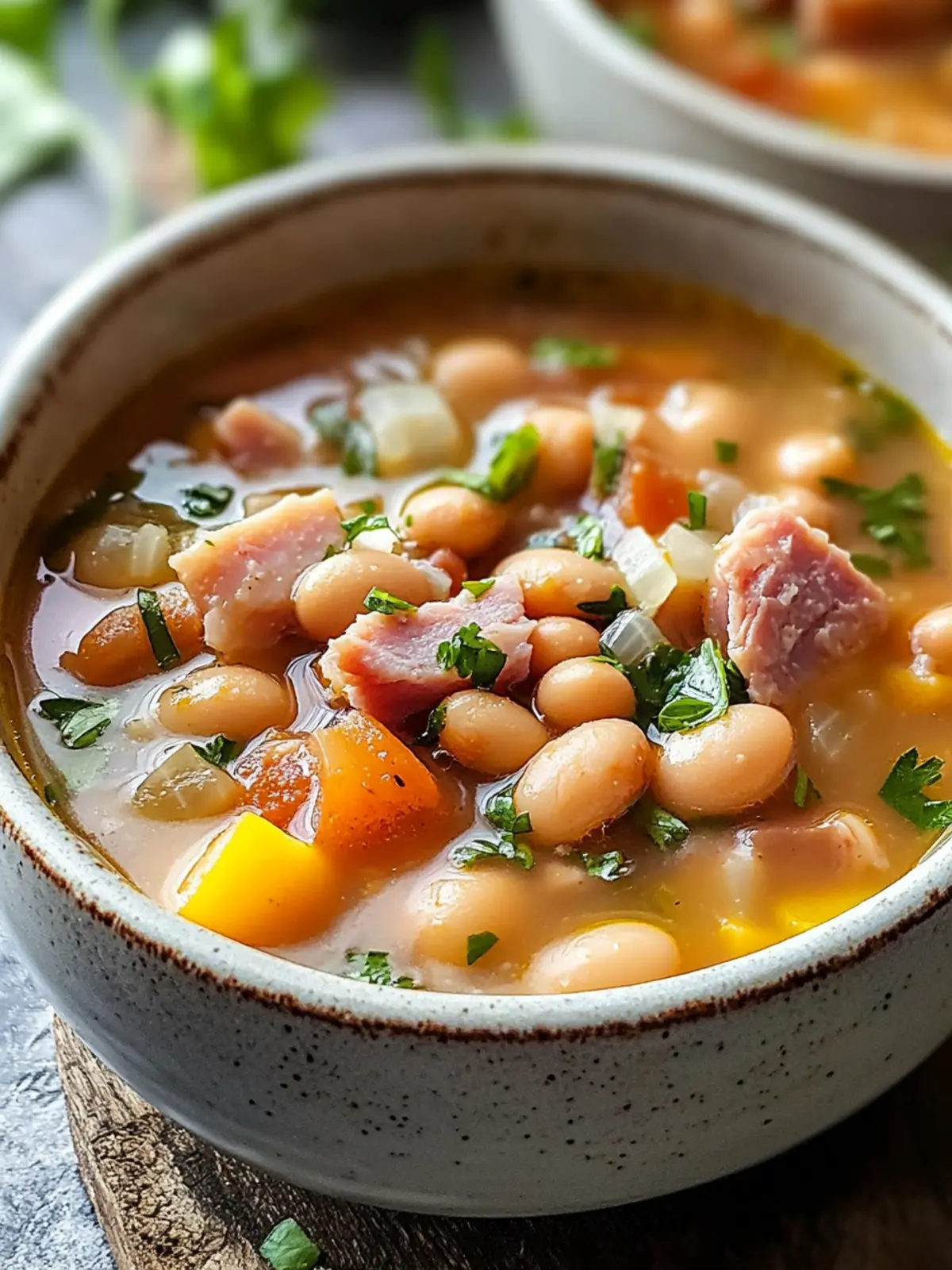 Hearty Ham and Bean Soup