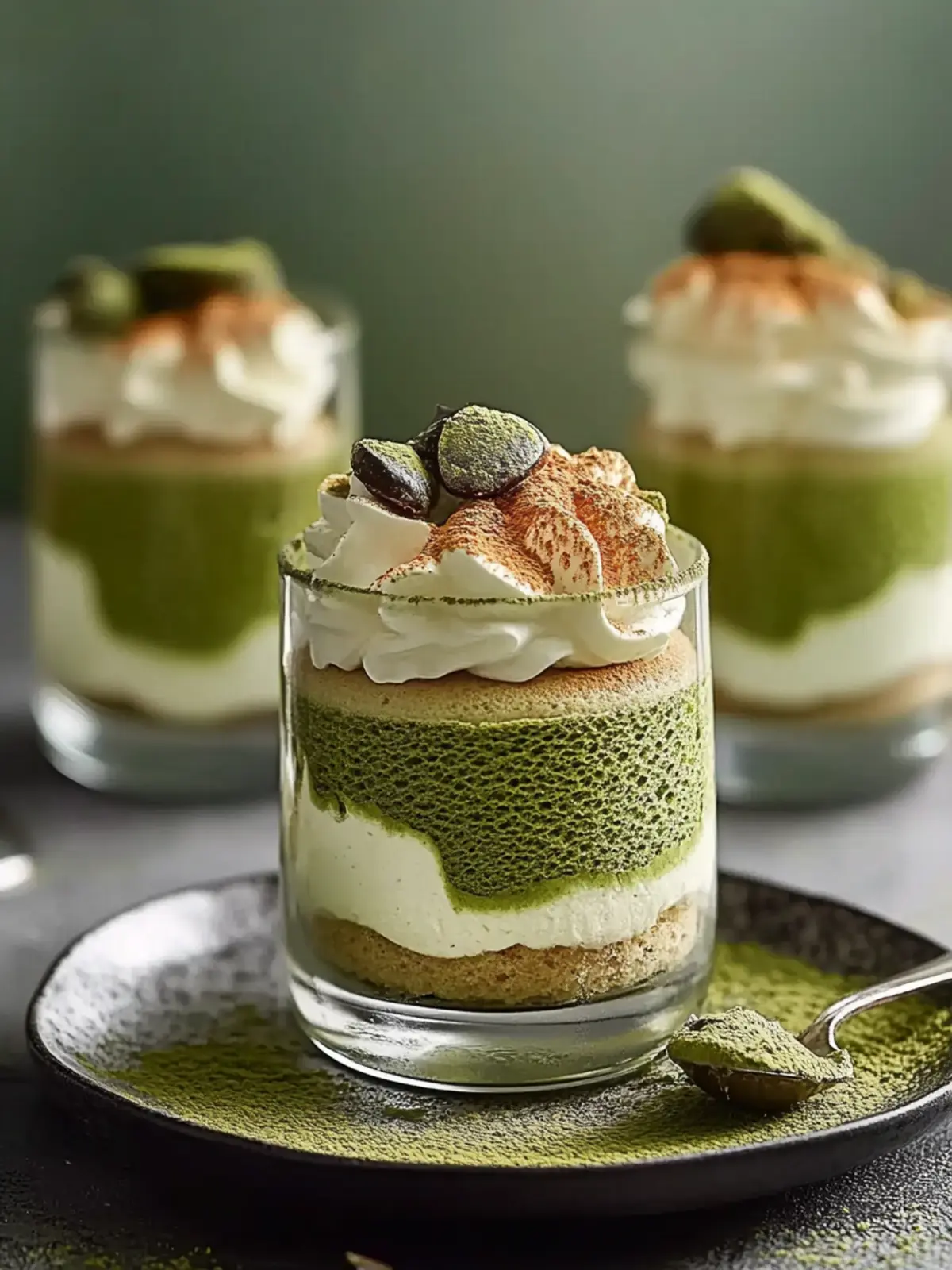 No-bake Matcha Tiramisu