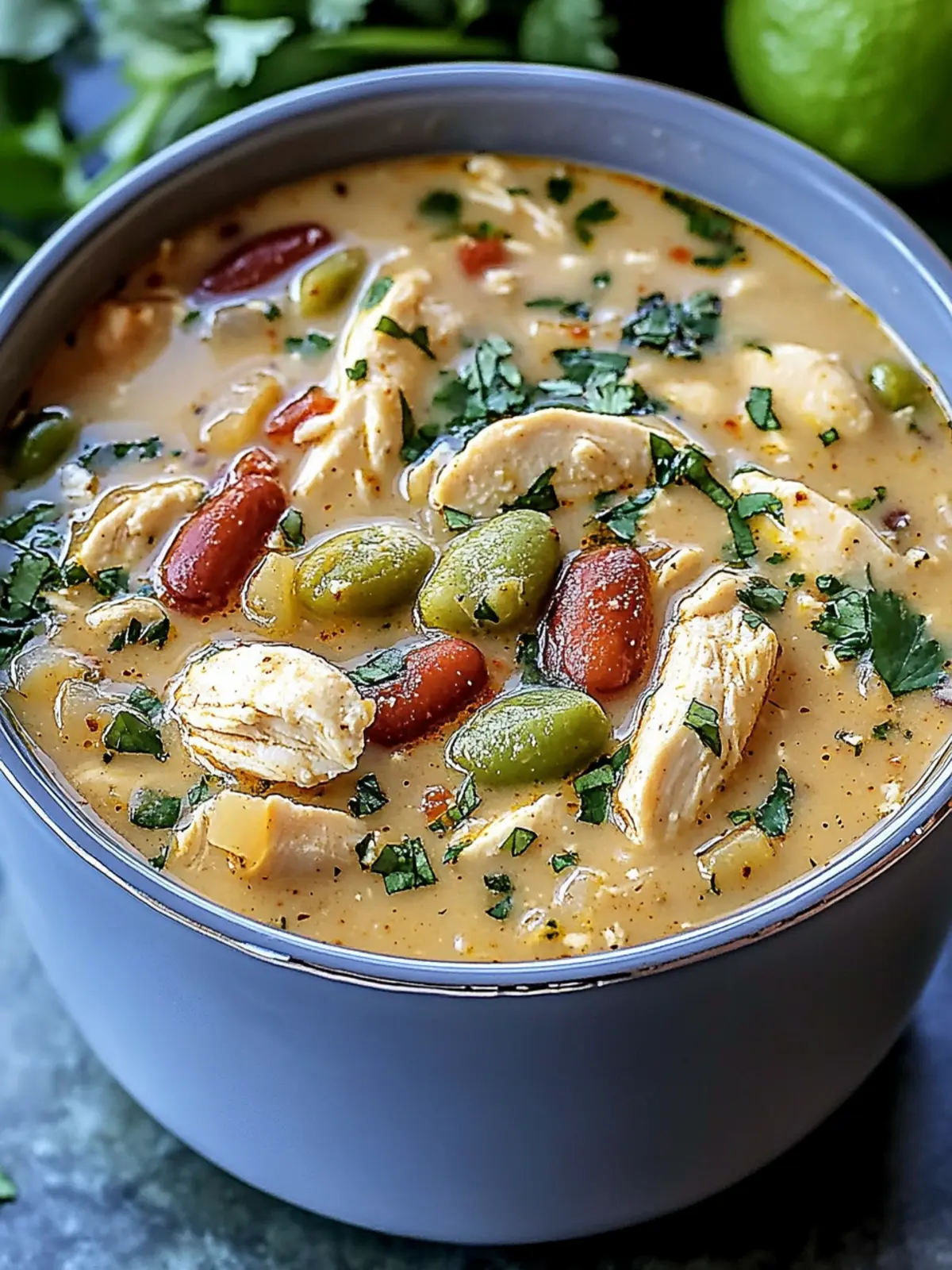 Cajun White Chicken Chili