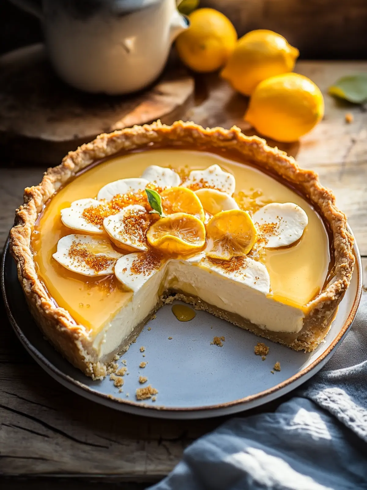 Golden Greek Honey Pie