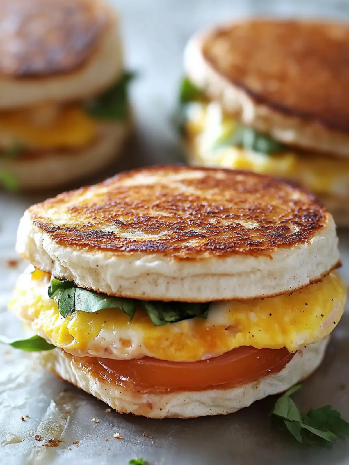Freezer Breakfast Sandwiches