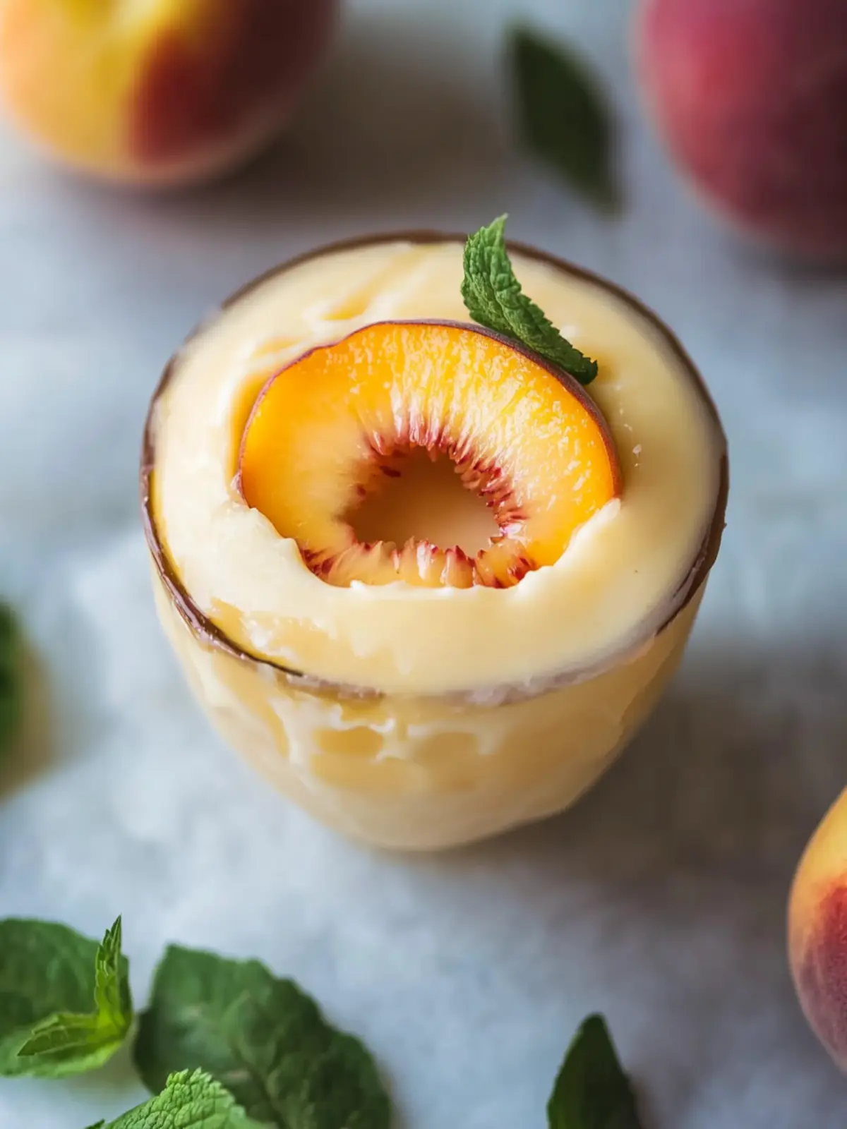 Peach Posset