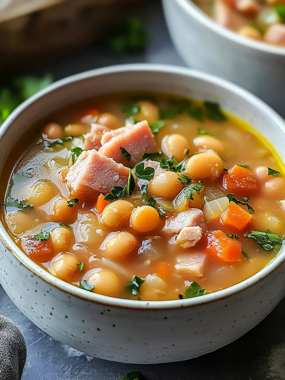 Hearty Ham and Bean Soup