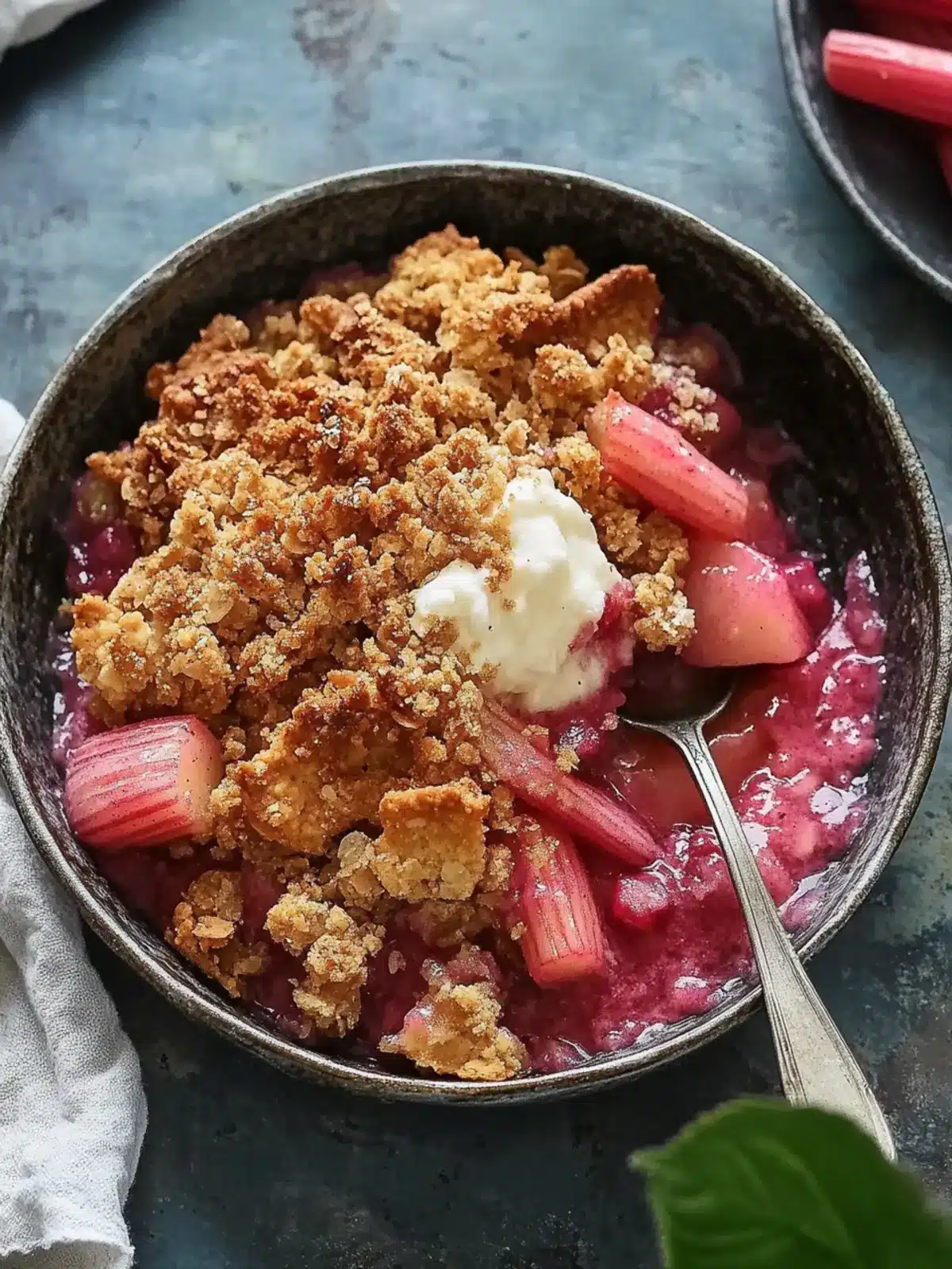Gluten-Free Rhubarb Crisp