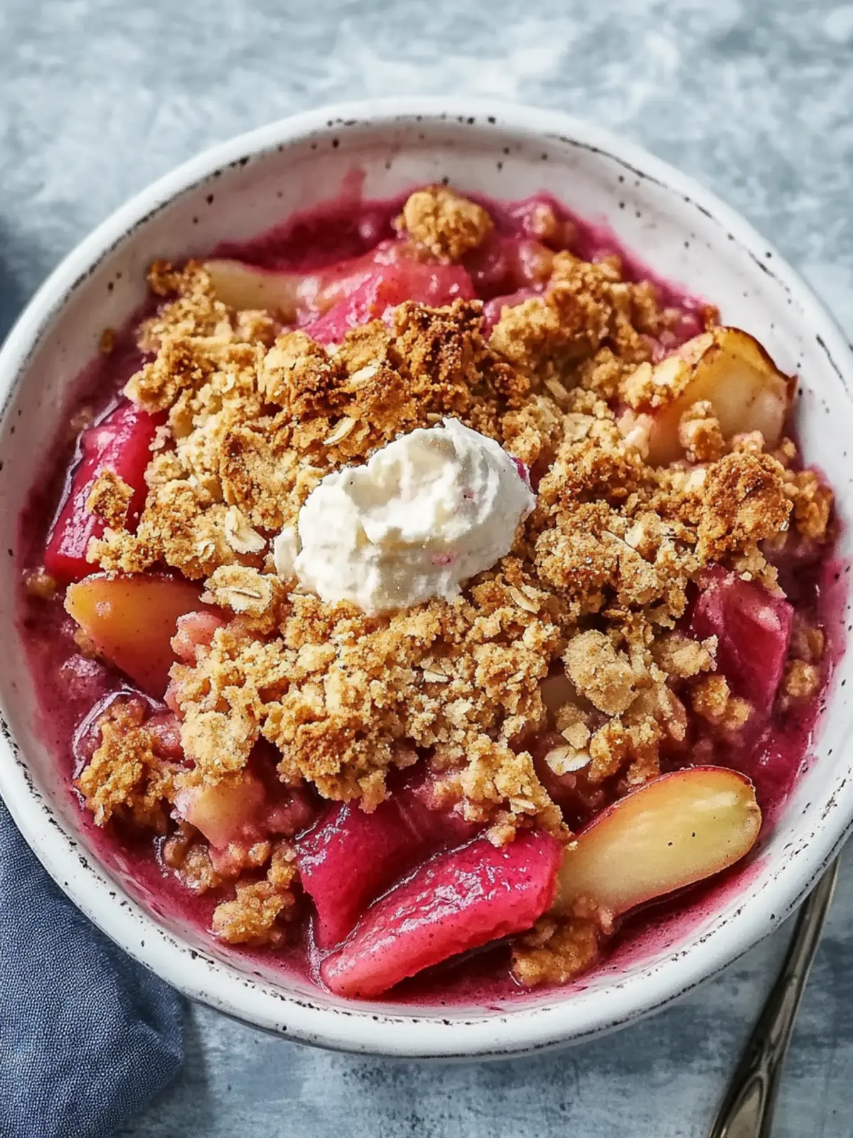 Gluten-Free Rhubarb Crisp