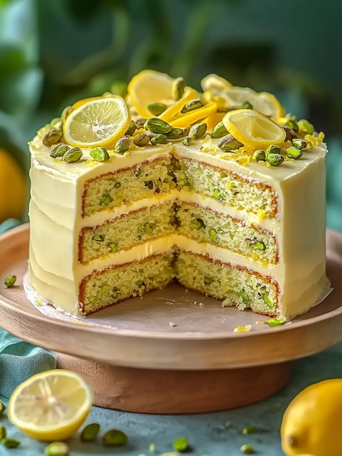 Lemon Pistachio Cake