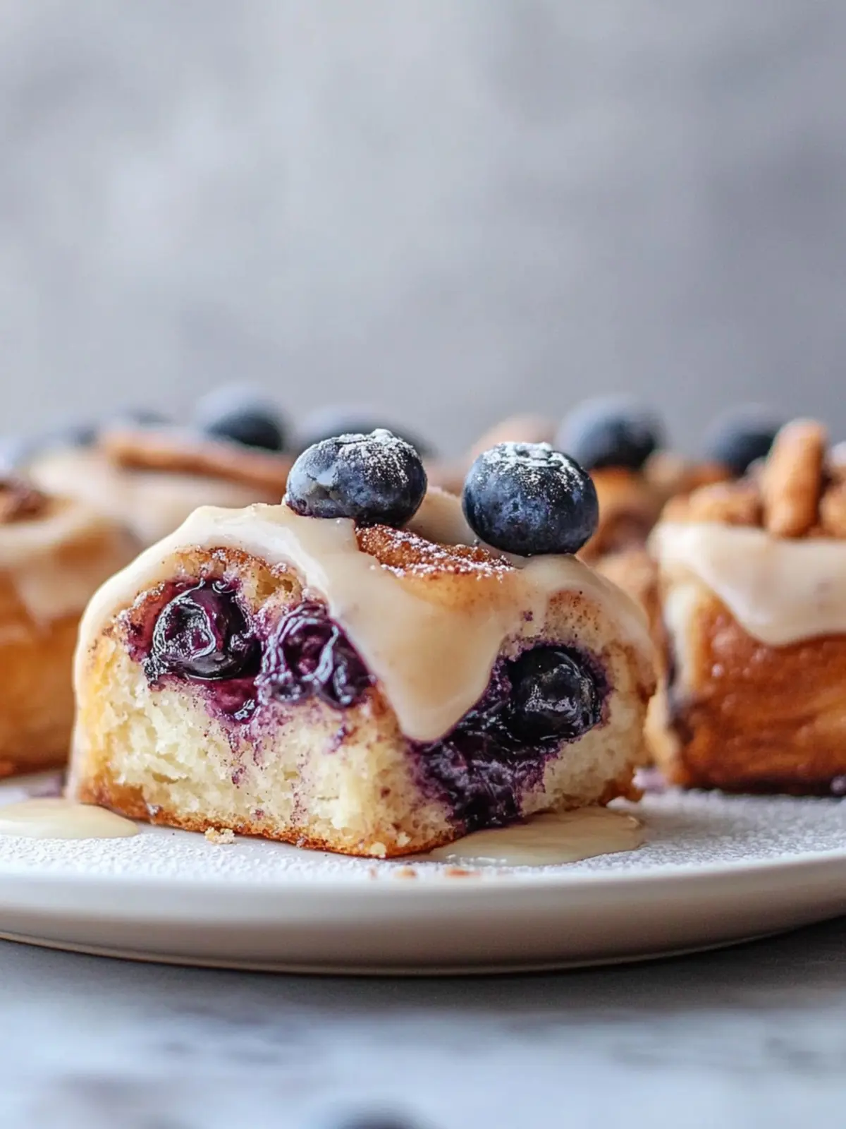 Blueberry Cinnamon Rolls
