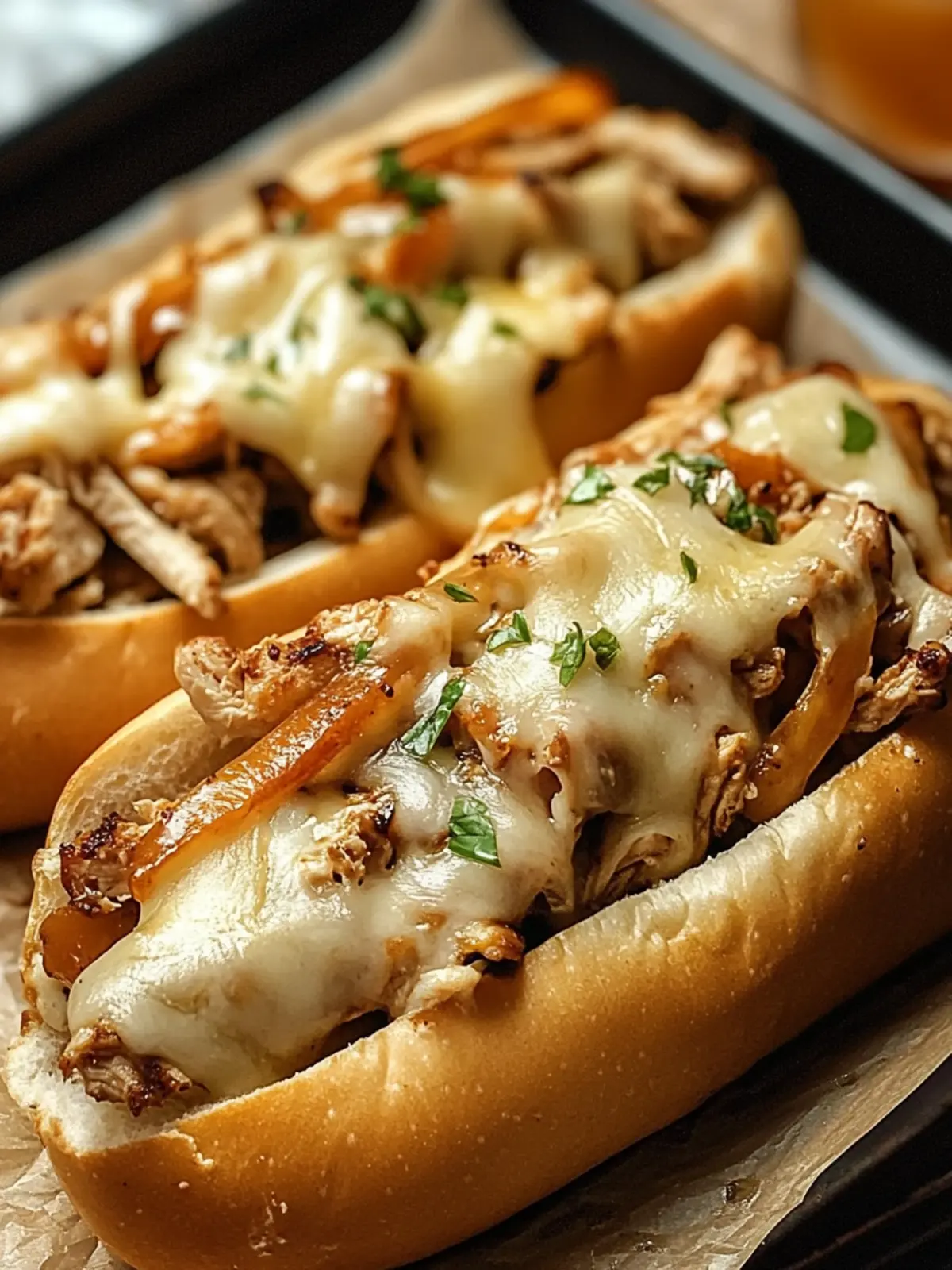 Chicken Philly Cheese Steaks