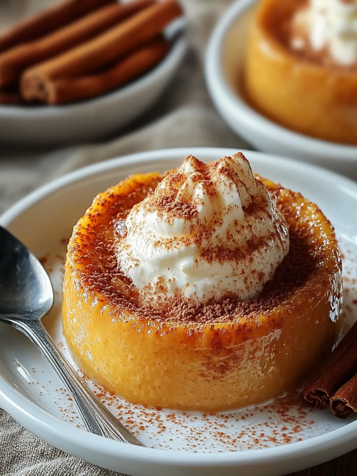 Baked Pumpkin Spice Pudding