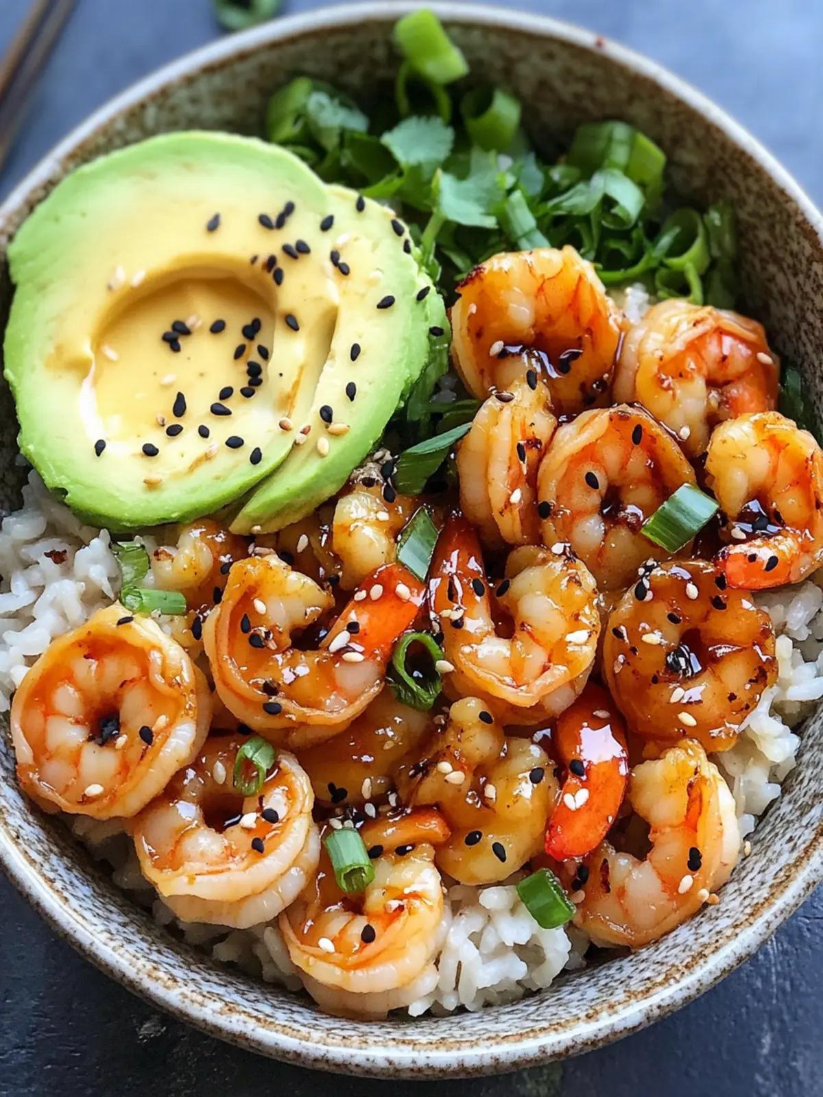 Teriyaki Shrimp Rice Bowls